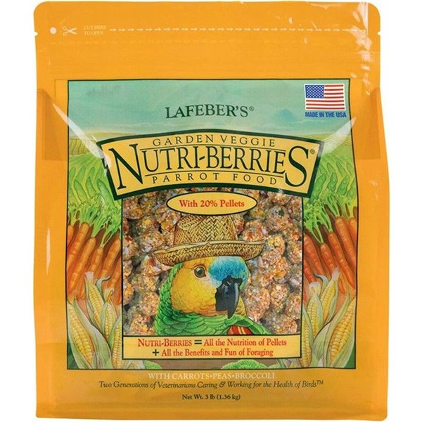 Garden Veggie Nutri-Berries Papegaai 1.36kg - Parrot and Bird Supplies