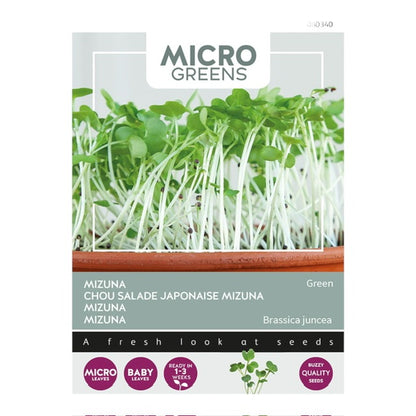 Microgreens Mizuna Green - Parrot and Bird Supplies