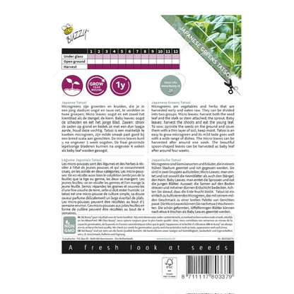 Microgreens Tatsoi - Parrot and Bird Supplies