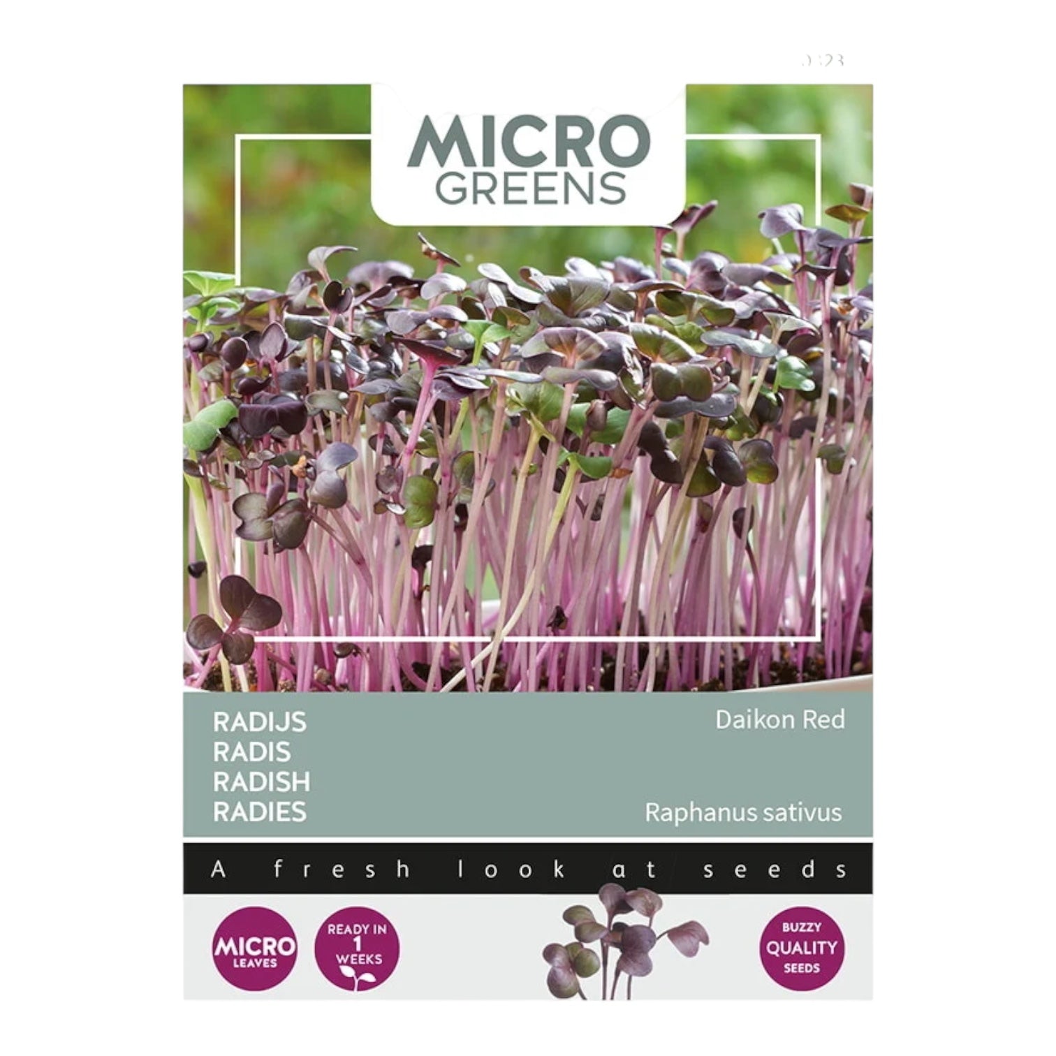 Microgreens Radijs Rode Daikon - Parrot and Bird Supplies