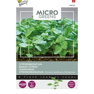 Microgreens Citroen basilicum - Parrot and Bird Supplies