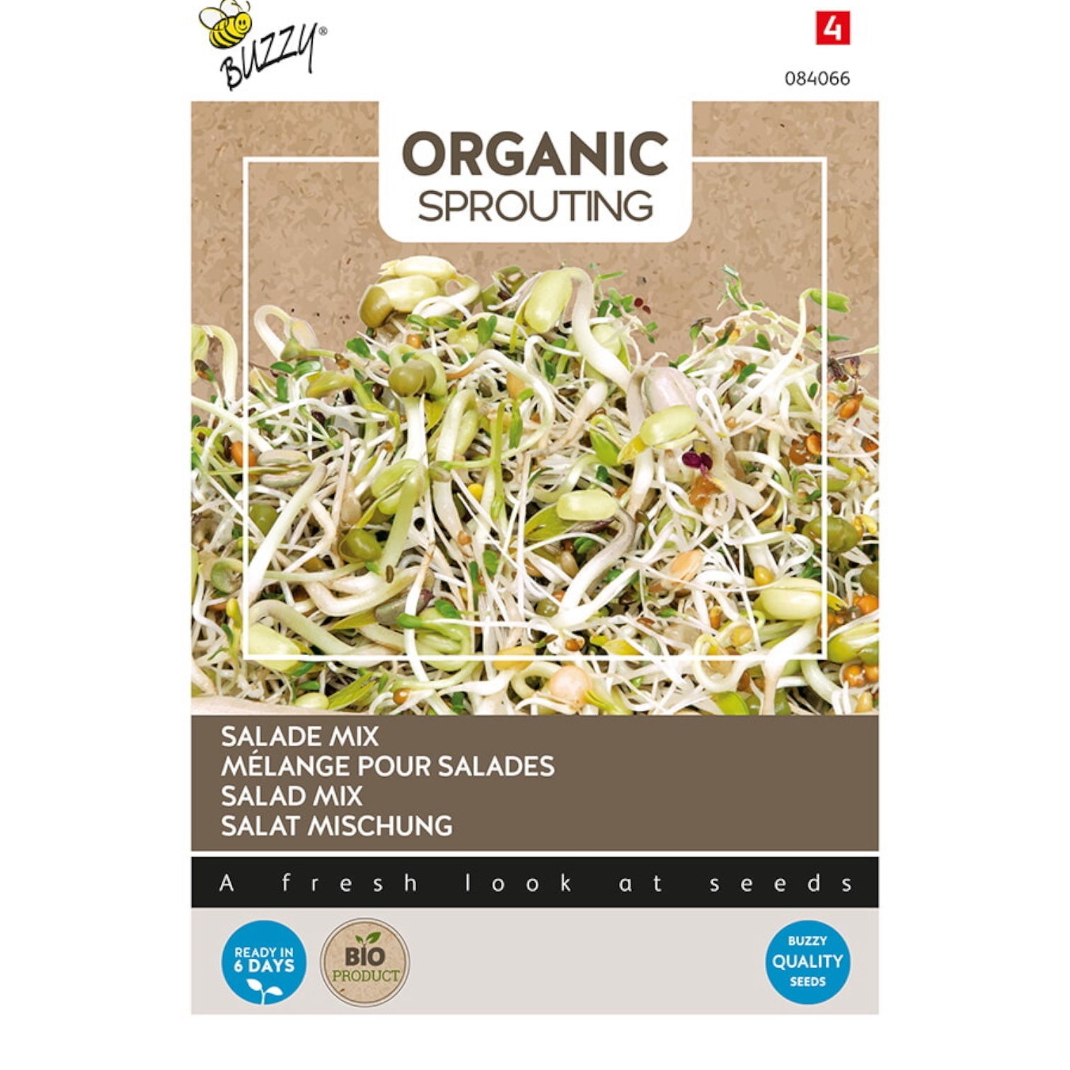 Organic Sprouting Salademengsel - Parrot and Bird Supplies