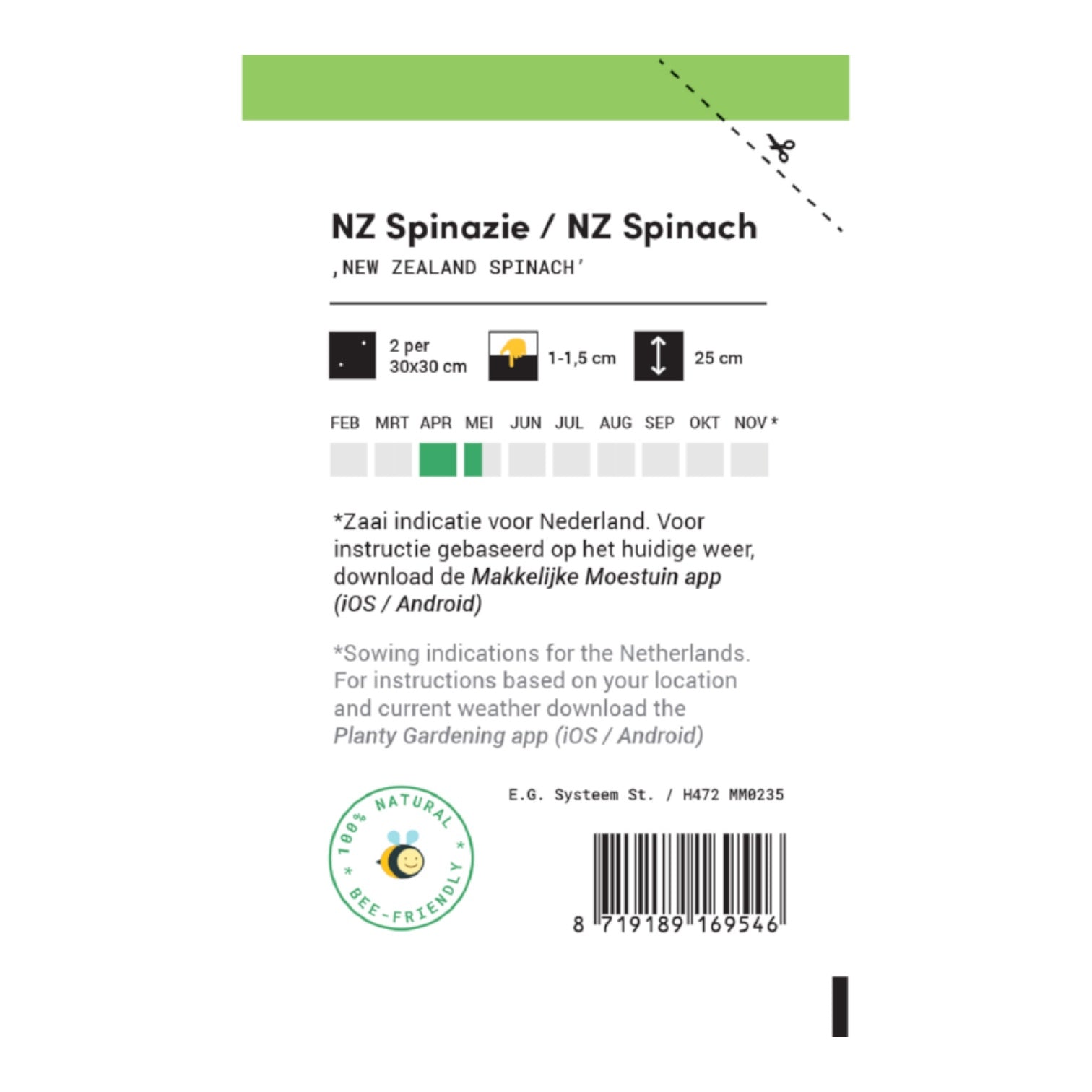 NZ Spinazie - Parrot and Bird Supplies