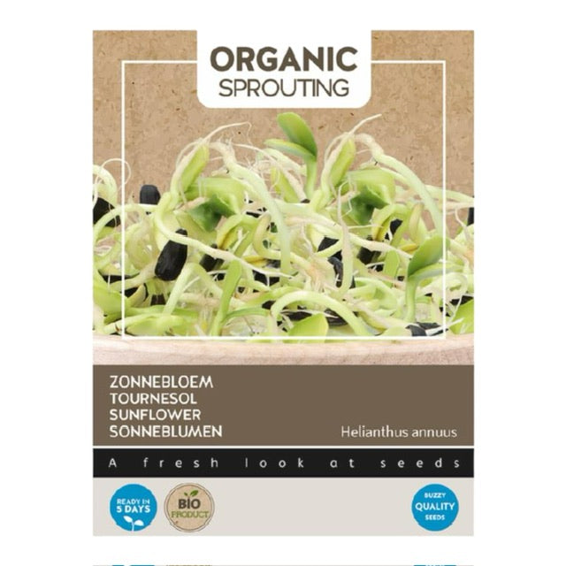 Organic Sprouting Zonnebloem - Parrot and Bird Supplies