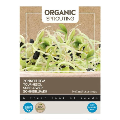 Organic Sprouting Zonnebloem - Parrot and Bird Supplies